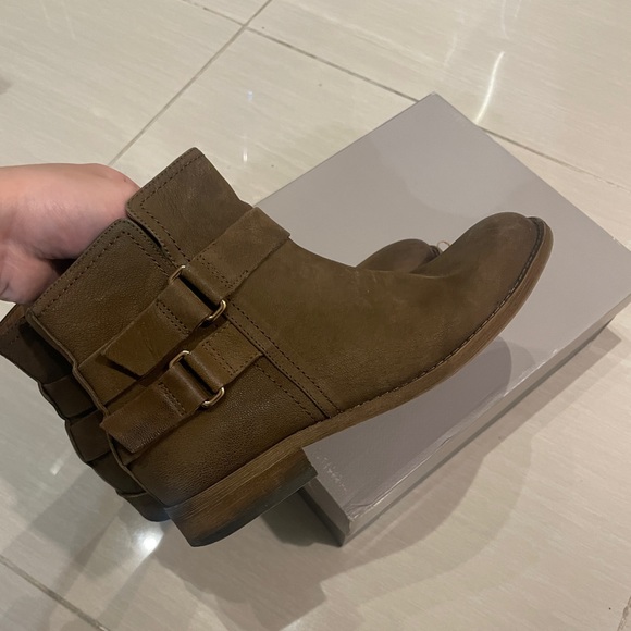 Franco Sarto Suede Leather Booties - Picture 2 of 8